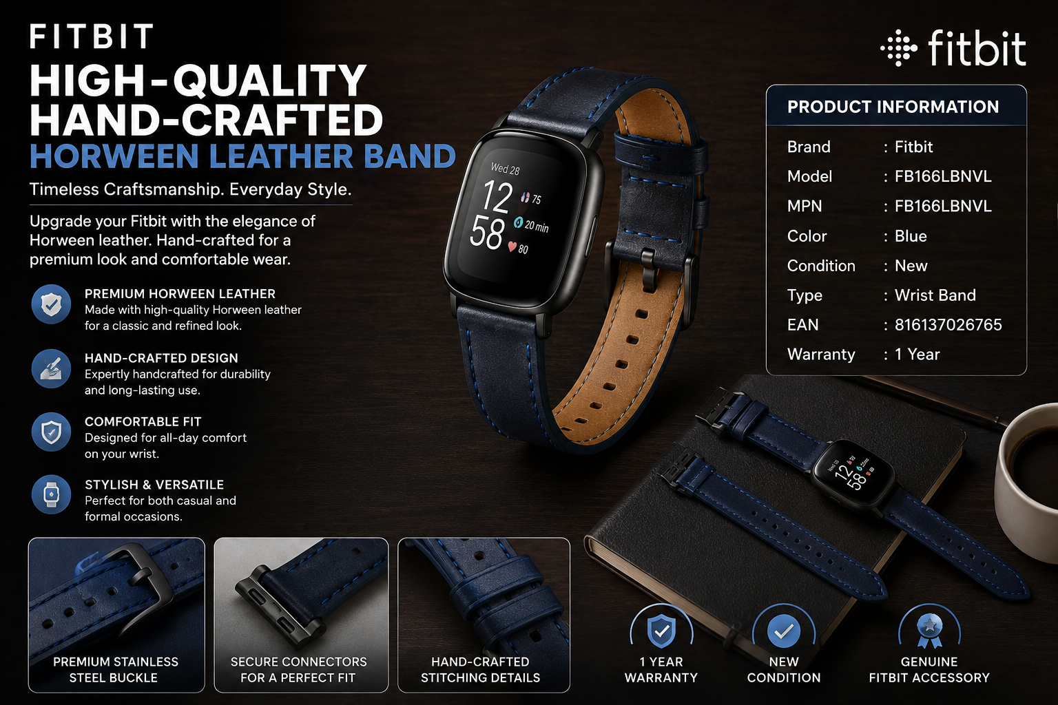Fitbit Horween Leather Band Review: Style and Features