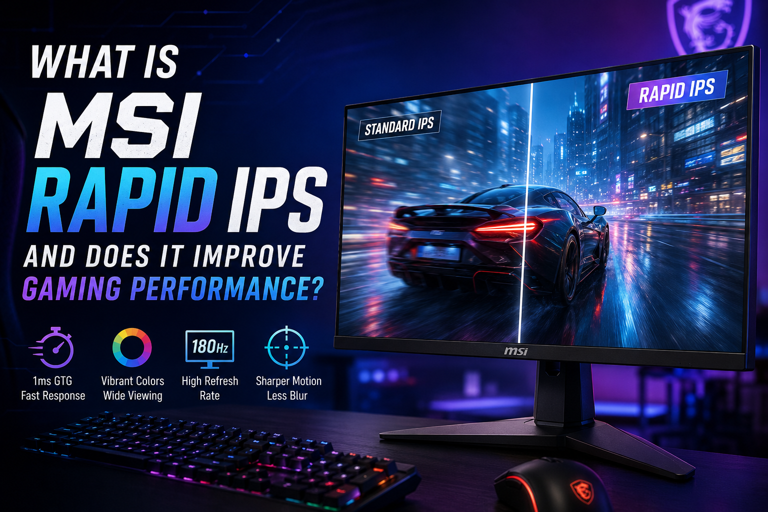 What Is MSI Rapid IPS and Does It Actually Improve Gaming?