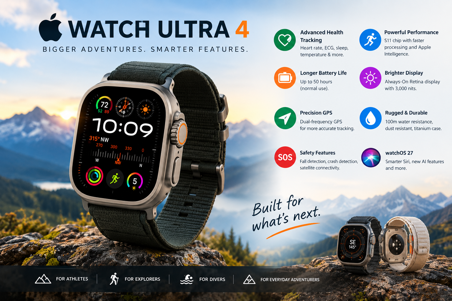 Apple Watch Ultra 4: Price, Specs, Features & Review