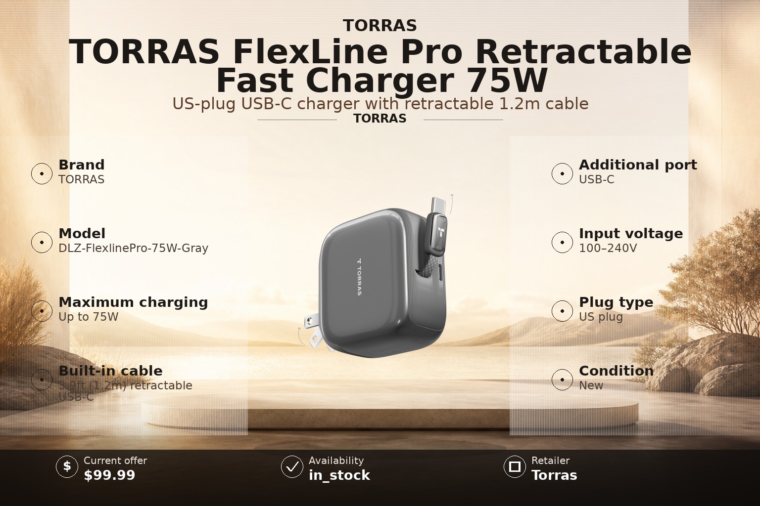TORRAS FlexLine Pro Charger Review: 75W Travel Power