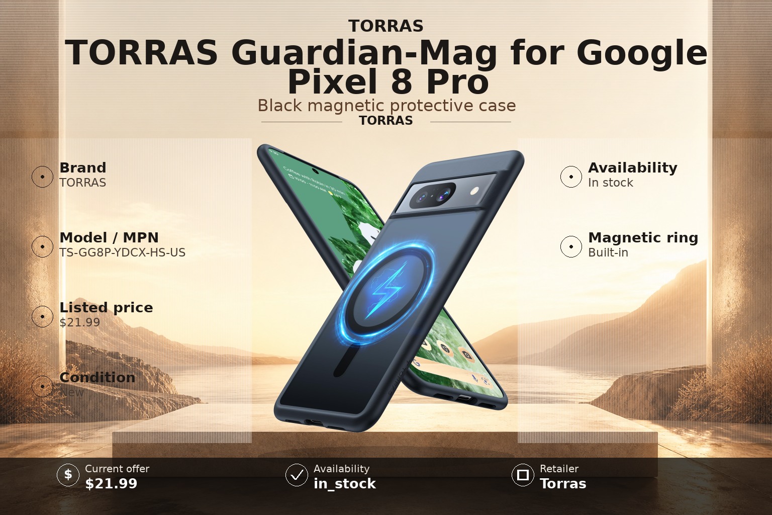 TORRAS Guardian-Mag Pixel 8 Pro Case: Buyer Review