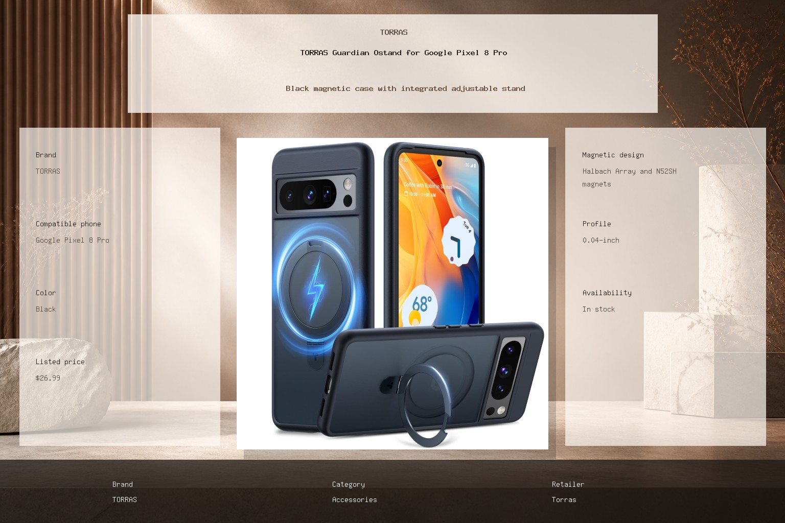 TORRAS Guardian Ostand Pixel 8 Pro Case Review