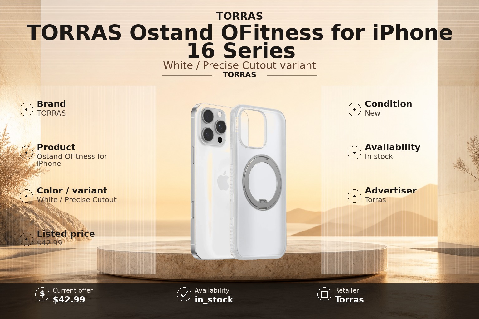 TORRAS OFitness iPhone 16 Case: Price and Fit Guide