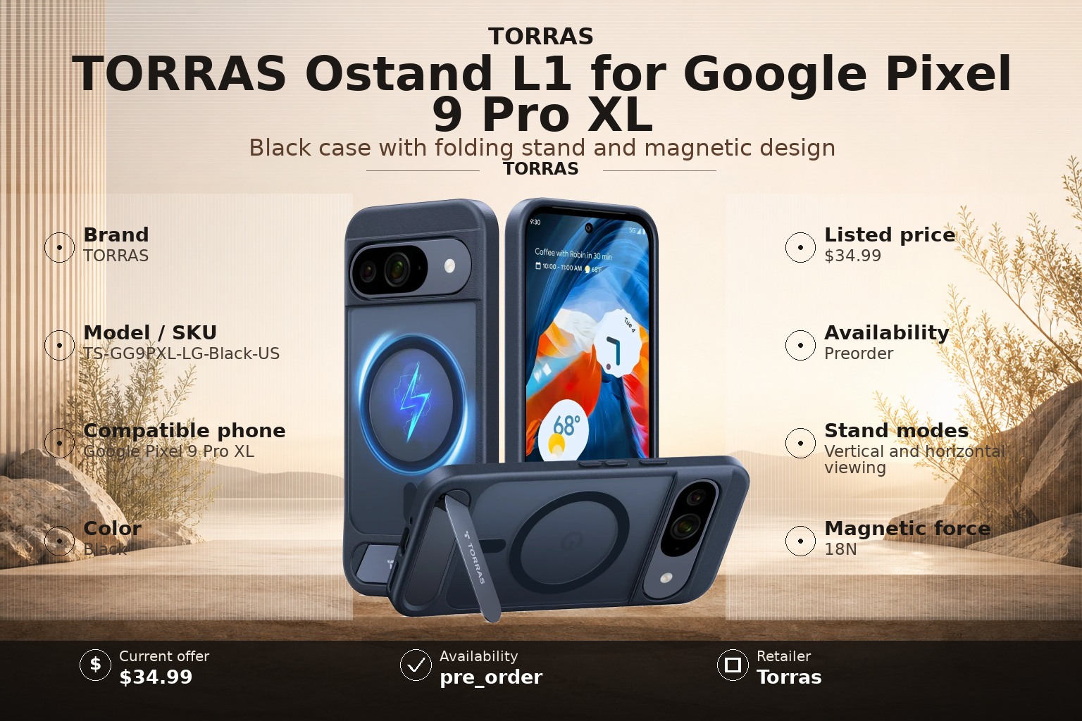 TORRAS Ostand L1 Google Pixel 9 Pro Review & Buying Guide
