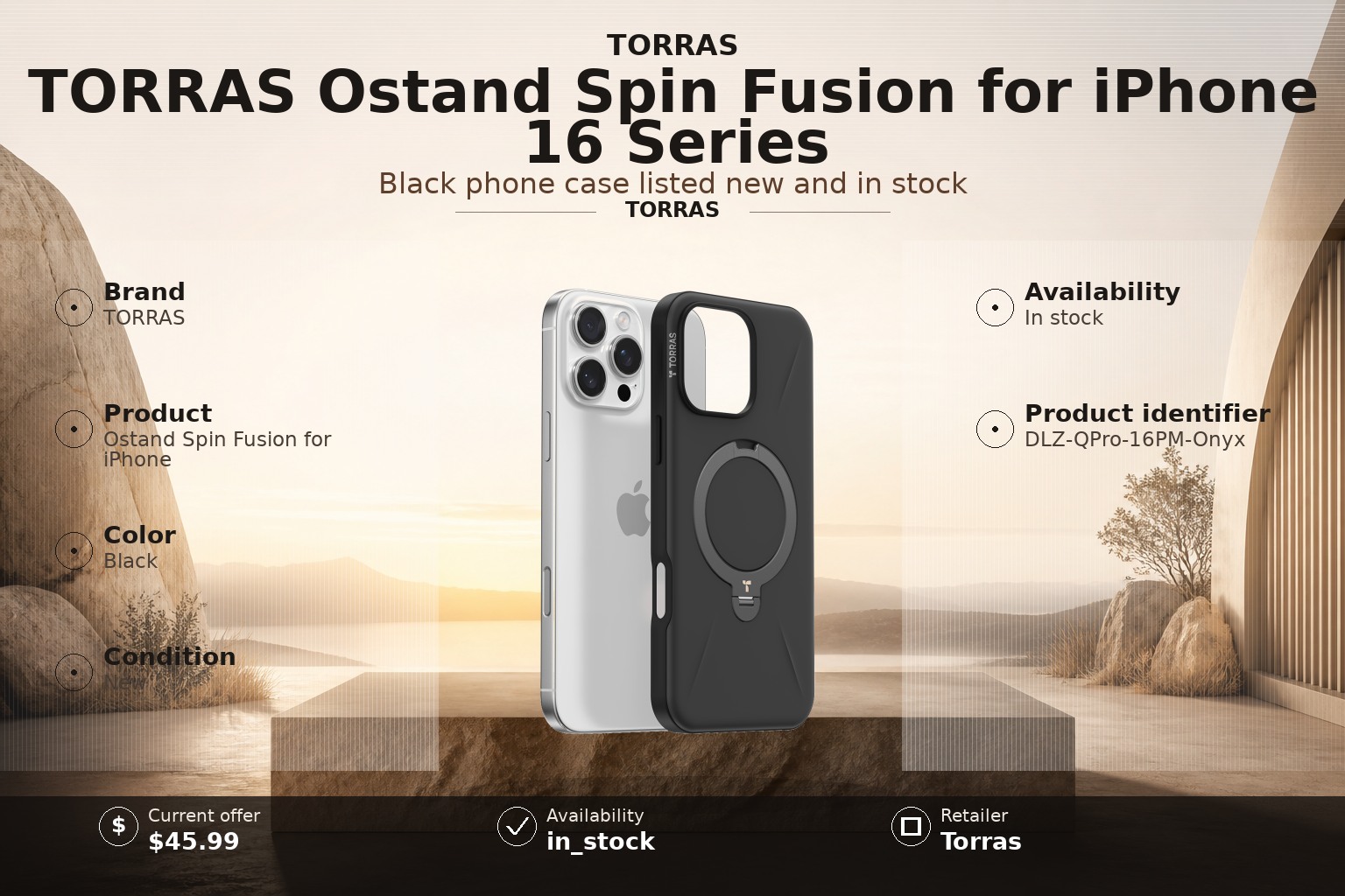 TORRAS Ostand Spin Fusion iPhone 16 Case Review